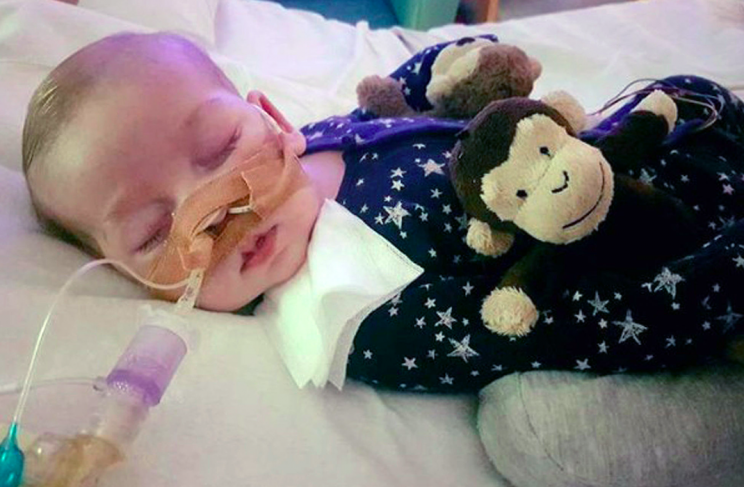 Charlie Gard is on life support at Great Ormond Street Hospital (PA)