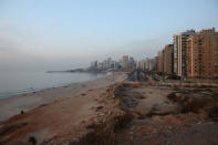 A general view shows Ramlet al Bayda, Beirut's last remaining public beach, Lebanon November 20, 2016. Sally Hayde/Thomson Reuters Foundation via REUTERS