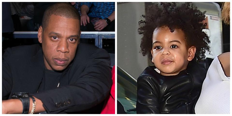 Jay Z and daughter Blue Ivy Carter