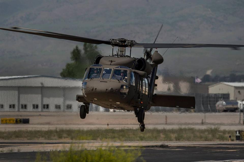 A UH-60 military helicopter crashed near Boise, Idaho during a routine training mission on Feb. 2, 2021, killing all three pilots on board.