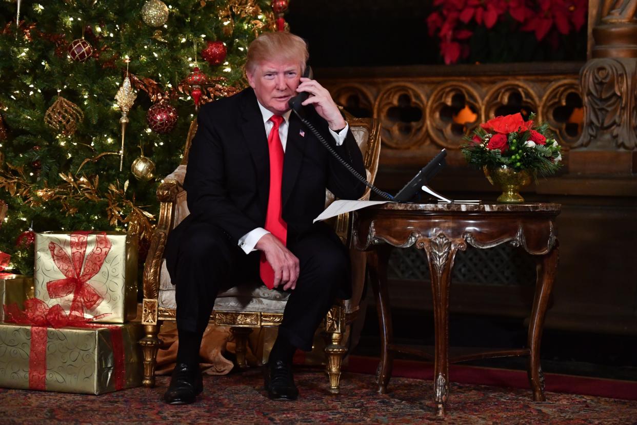 <p>President Trump makes Christmas Eve a federal holiday this year</p> (AFP via Getty Images)