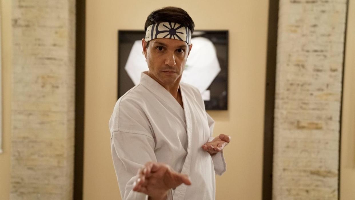  Ralph Macchio on Cobra Kai. 