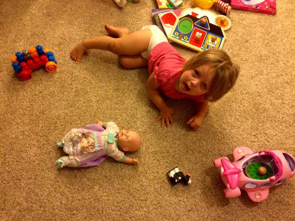 Mornings are meltdowns cause baby has a Pull-Up and not a diaper like the 2-year-old wanted...