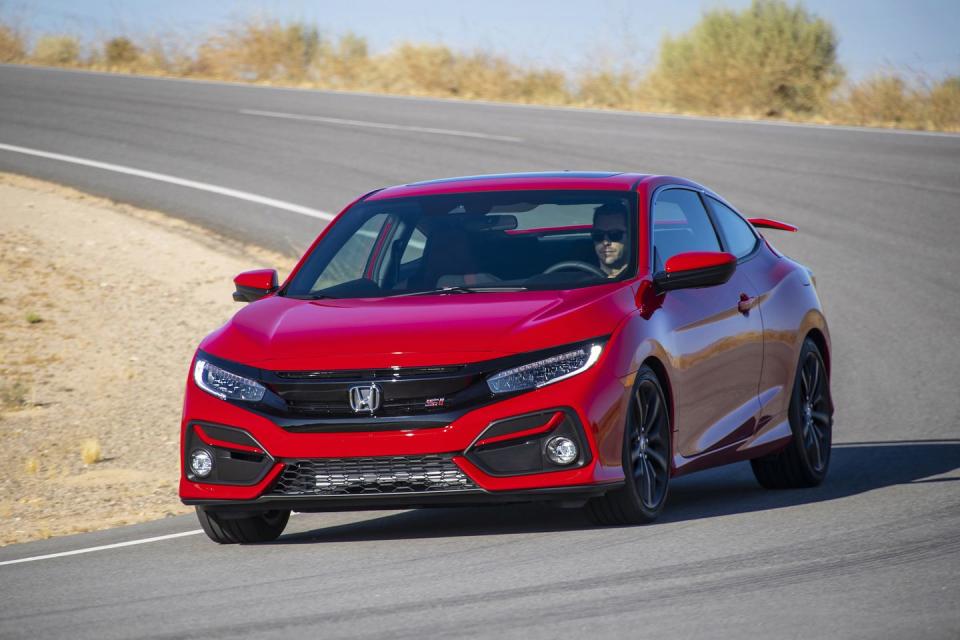 <p>Honda was careful with its refresh of the <a href="https://www.caranddriver.com/honda/civic-si" rel="nofollow noopener" target="_blank" data-ylk="slk:2020 Civic Si;elm:context_link;itc:0;sec:content-canvas" class="link ">2020 Civic Si</a>, mindful of its great success and popularity across the globe. Starting at the front of the car, new LED headlights and fog lights as well as a redesigned front bumper improve its looks and nighttime visibility.</p>