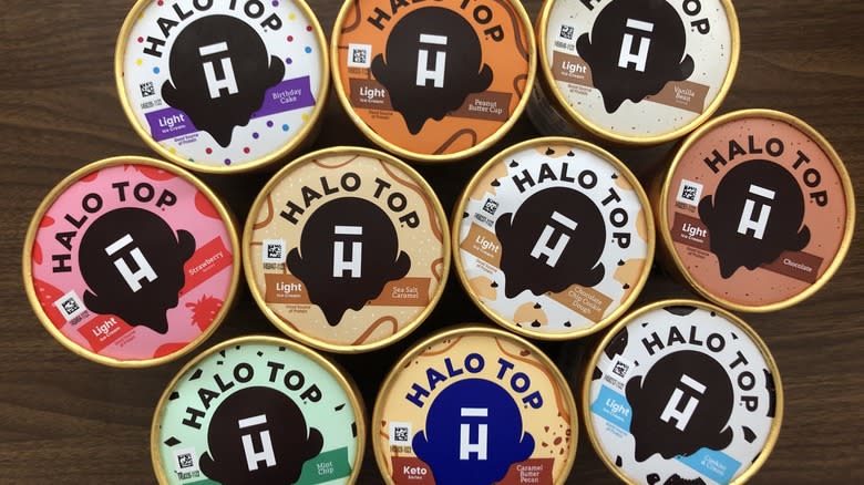 Ten Halo Top pints