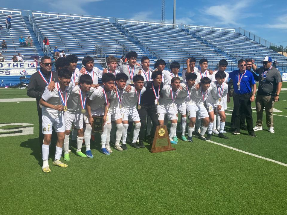 San Elizario celebrates its state championship Friday in Georgetown