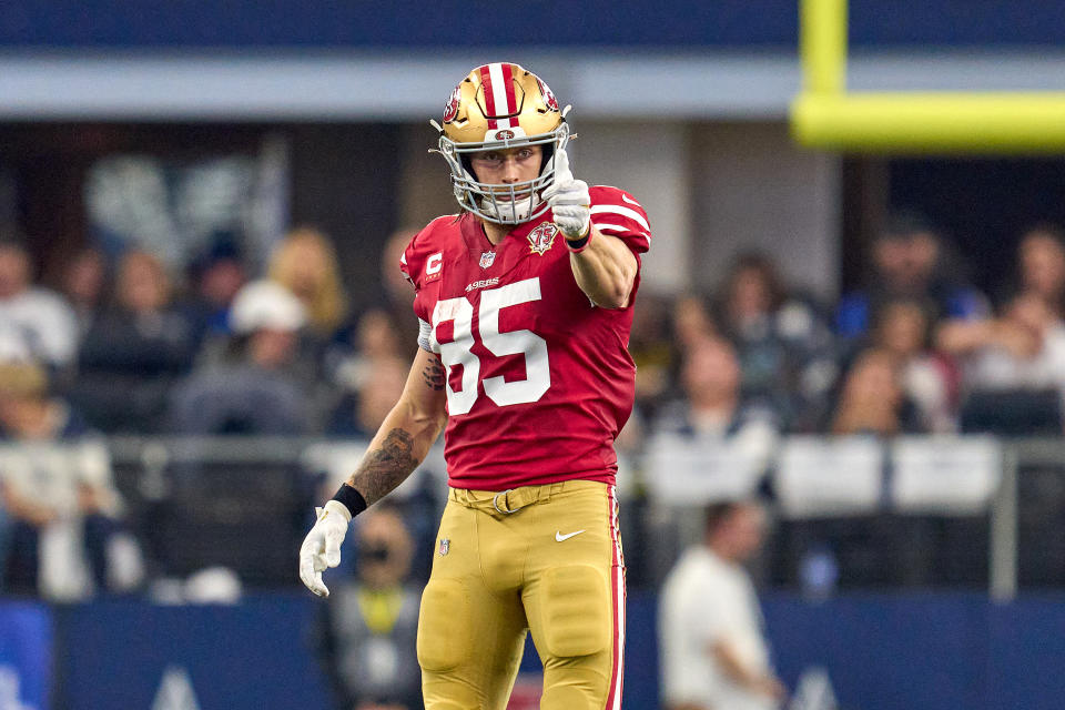 George Kittle wants two bye weeks instead of one. (Photo by Robin Alam/Icon Sportswire via Getty Images)