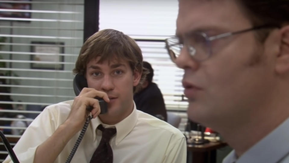 Jim Plays Along With Dwight's Mistake Of What Day It Is