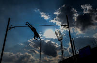 <p>Pole vaulter in action during the IAAF World challenge Golden Spike meeting in Ostrava, Czech Republic, May 20, 2016. (FILIP SINGER/EPA) </p>