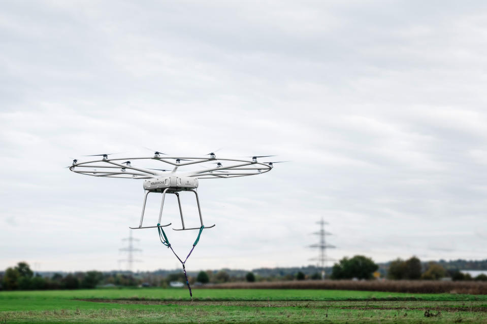 volodrone in flight