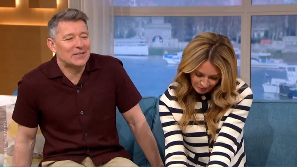 Ben Shephard and Cat Deeley on This Morning. (ITV screengrab)