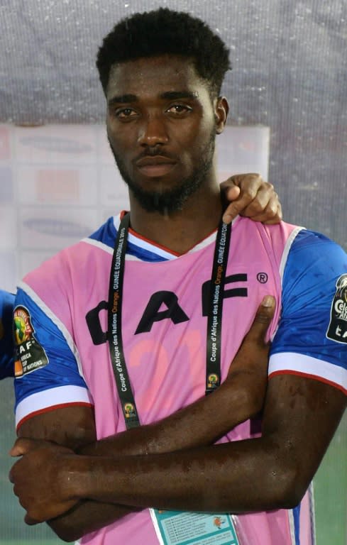 Cape Verde's forward Djaniny, pictured ahead of an African Cup of Nations match in Ebebiyin, in January 2015