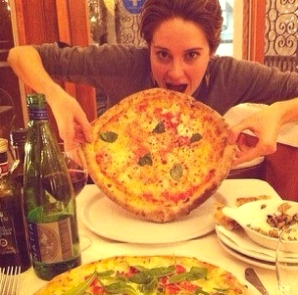 In addition to clay and bugs, Divergent actress Shailene Woodley also likes a good pie. She’s explained that she isn’t vegan or vegetarian, but that much of her diet is based on what indigenous cultures eat. (Photo: Instagram)