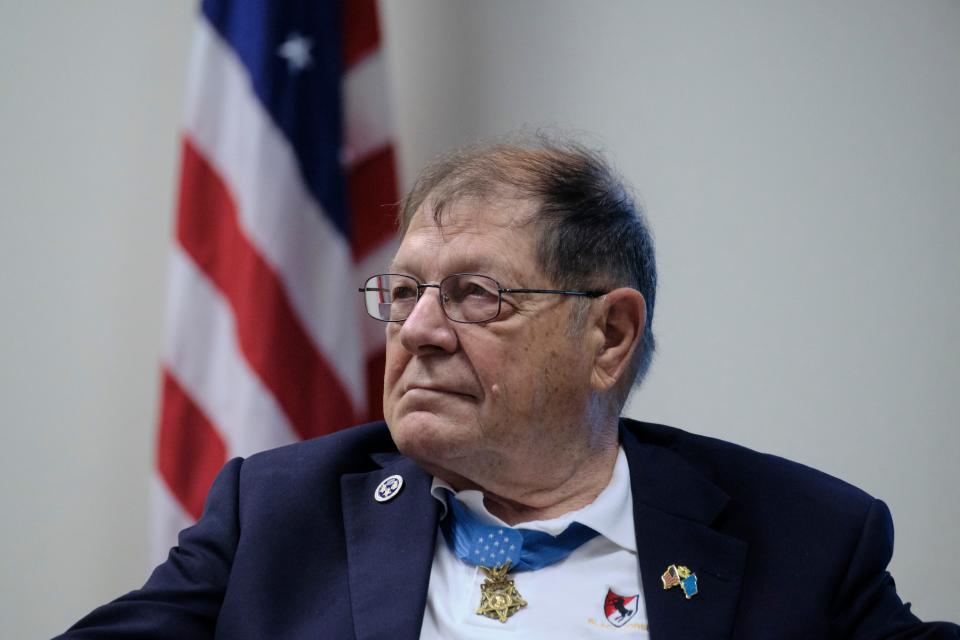 Army Lt. Harold Arthur Fritz during the 2022 Medal of Honor Celebration at Y-12’s New Hope Center.