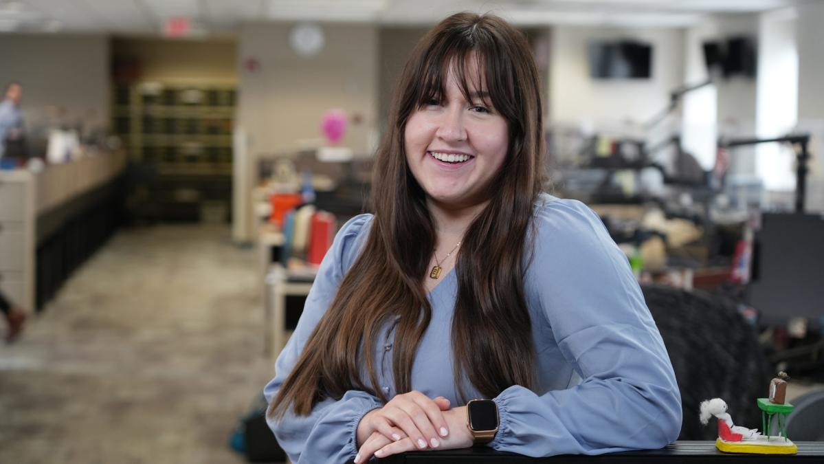 Business news intern Emma Skidmore likes to tell other people’s stories, listen and learn