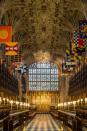 The Quire of St George's Chapel - beneath which is the Royal Vault