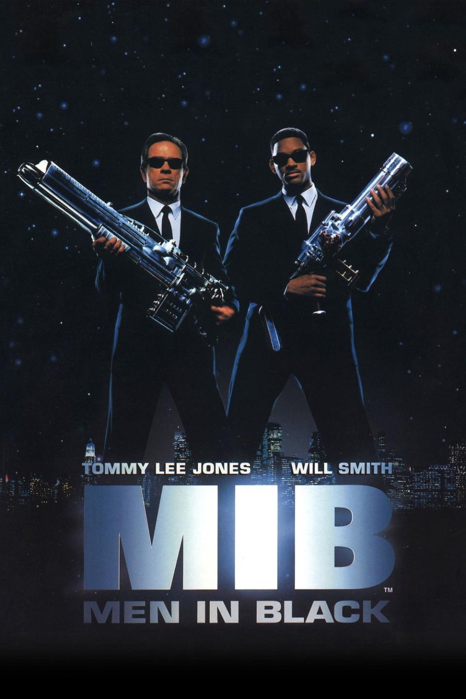 Starring Tommy Lee Jones and Will Smith, “Men in Black” debuted in 1997, with sequels arriving in 2002 and then 2012