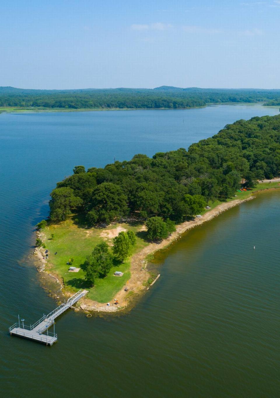 Fairfield Lake State Park, in Freestone County, has been open to the public since 1976. But under a pending sale of the land to a developer, the park could soon close. Earl Nottingham/Texas Parks and Wildlife Department