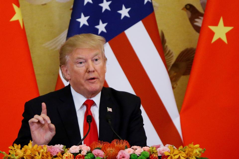 dow jones donald trump us-china trade war