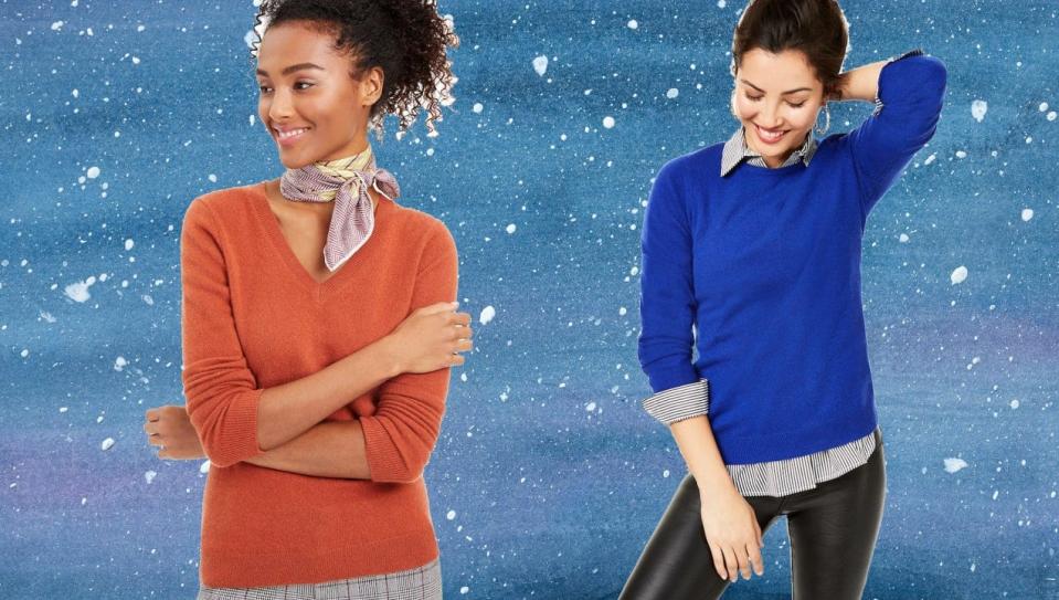 Cashmere sweaters are more than 70% off at Macy's for Black Friday 2020