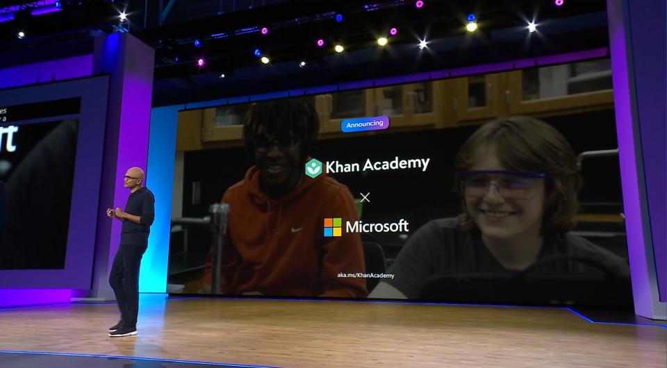 Khan Academy x Microsoft Microsoft Build