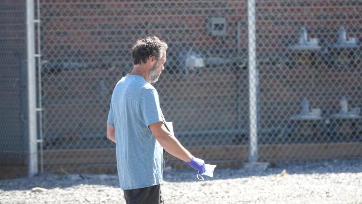 Rick Watkins, also known by his former surname Despatie, leaves the Ottawa-Carleton Detention Centre in May 2021. (Francis Ferland/CBC - image credit)