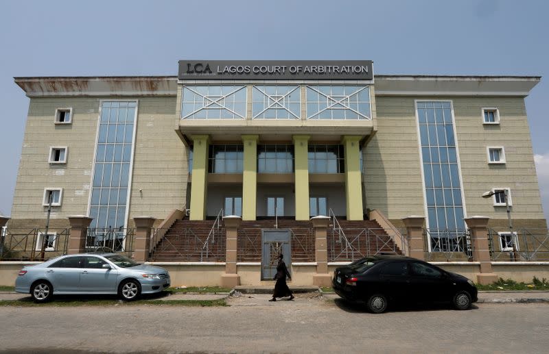 A view shows the Lagos Court of Arbitration