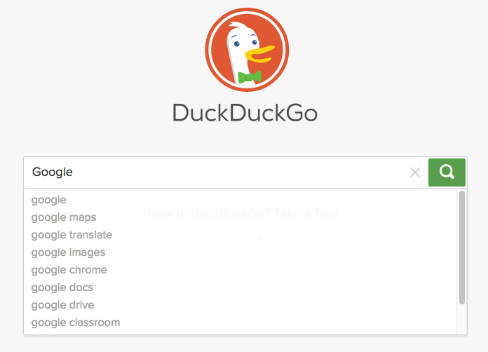 DuckDuckGo search engine