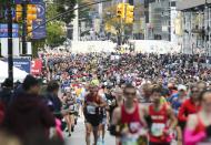 <p>While certain tools are allowed—like hydration belts—other races, like Atlanta's Peachtree Road Race, say no to devices like Camelbaks. </p>