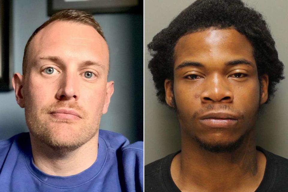 <p>Josh Kruger/Instagram;PHILADELPHIA POLICE DEPARTMENT</p> Robert Edmond Davis (right) has been identified as the suspect in the murder of Philadelphia journalist Josh Kruger (left).
