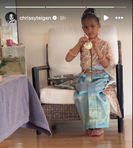 <p>Chrissy Teigen/Instagram</p> Chrissy Teigen's daughter Luna