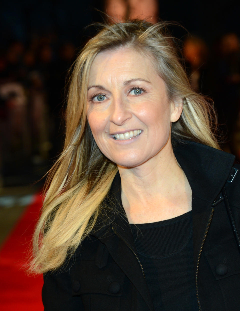 Fiona Phillips poses at the 