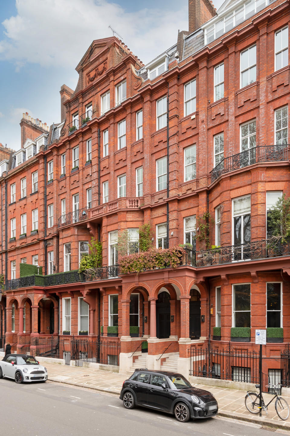 A mansion flat in Knightsbridge.