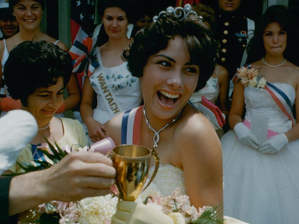 Lorraine Dainiotti, Miss Wantagh, Long Island, July 4, 1961.