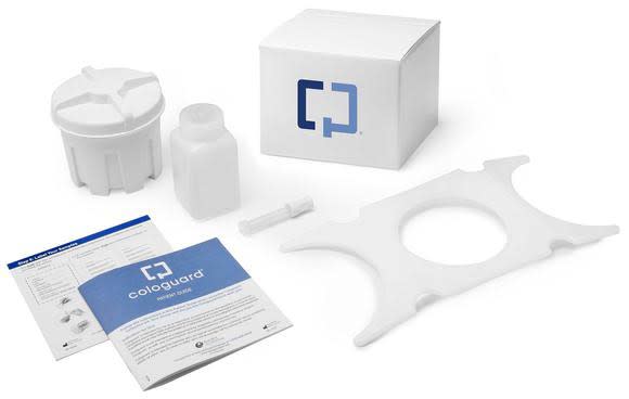 Picture of a Cologuard kit