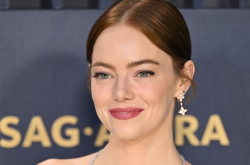 Emma Stone attends the SAG Awards in February. File Photo by Chris Chew/UPI