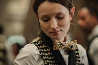 <p>Emily Browning as Laura Moon in Starz’s <i>American Gods</i>.<br><br>(Photo: Starz) </p>