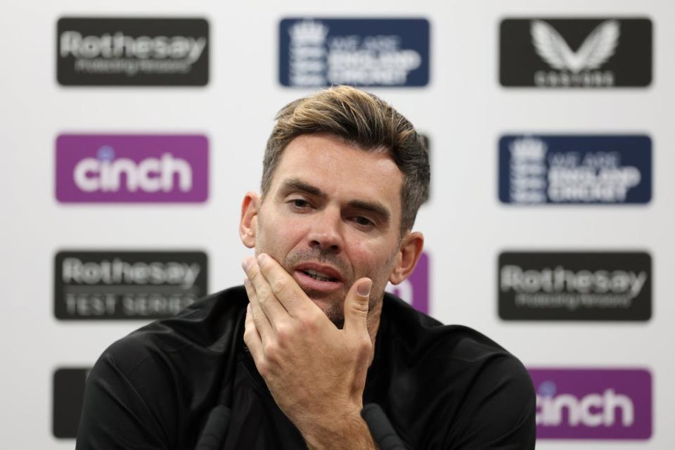 James Anderson will play his final England match at Lord’s this week (Steven Paston/PA Wire)