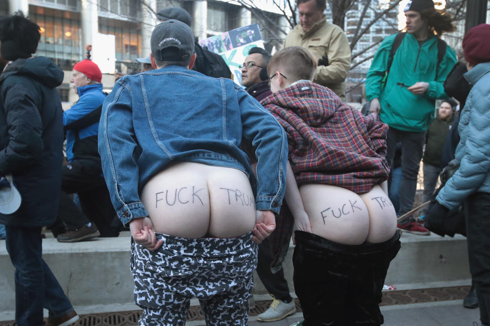 These butts had strong words for Trump.