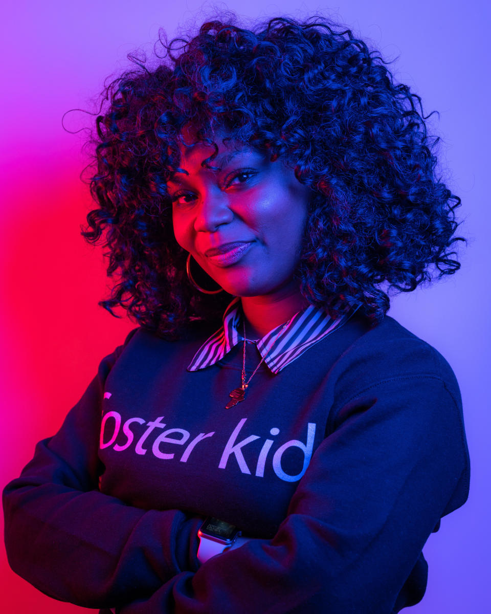 Kevinee Gilmore built #FosterCare, a social media movement that advocates for foster kids by connecting them with access to opportunities and mentors they wouldn&rsquo;t have otherwise. (Photo: Kris Graves for HuffPost)