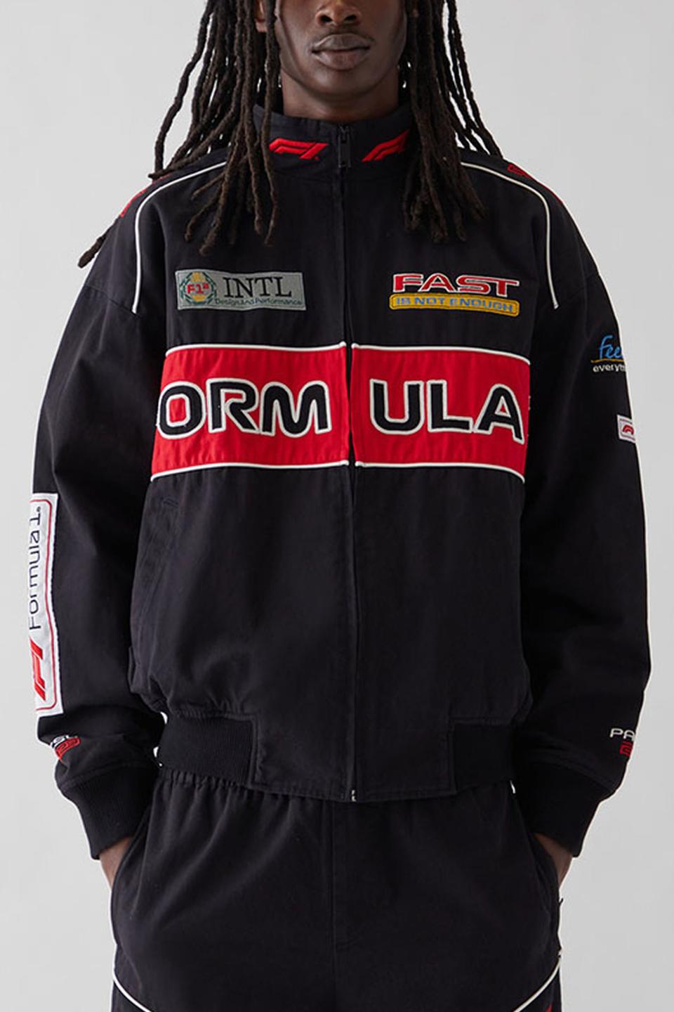 <p><a href="https://go.redirectingat.com?id=74968X1596630&url=https%3A%2F%2Fwww.pacsun.com%2Fformula-1%2Fx-pacsun-pole-position-jacket-4767943.html&sref=https%3A%2F%2Fwww.elle.com%2Ffashion%2Fshopping%2Fg45642625%2Fcool-jackets-for-men%2F" rel="nofollow noopener" target="_blank" data-ylk="slk:Shop Now;elm:context_link;itc:0;sec:content-canvas" class="link ">Shop Now</a></p><p>Formula 1 x PacSun Pole Position Jacket</p><p>pacsun.com</p><p>$150.00</p><span class="copyright">Courtesy of retailers</span>