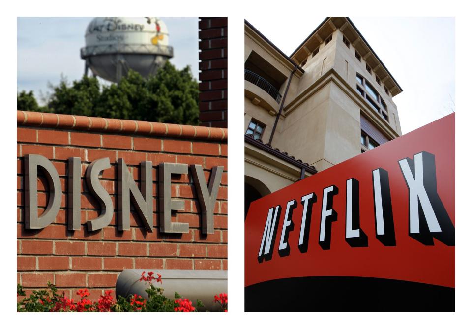 Wird Disney+ gegen Netflix eine Chance haben? (Bild: AP Photo/File)