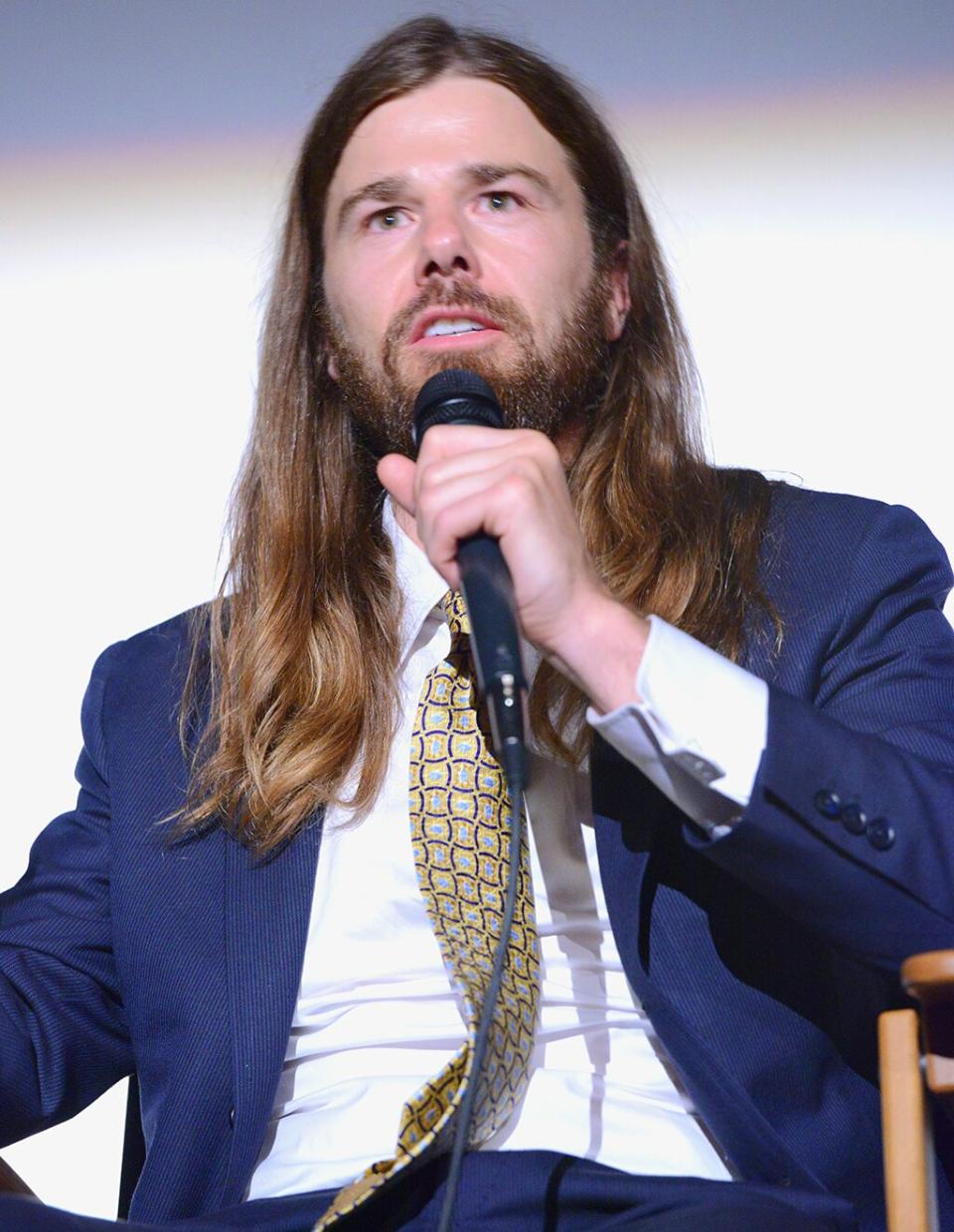 Dan Price speaks during the Q &amp; A portion of the Premiere Of "Unbreakable: The Steve Zakuani Story" held at TCL Chinese 6 Theatres on June 11, 2019