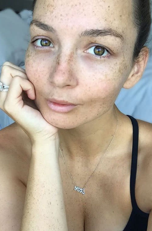 Stars who dare to bare: Celebrity makeup free selfies