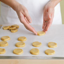 Reshape Cookies on a Baking Sheet