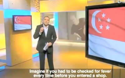 A German TV show shares several experiences in Singapore and concludes that Singaporeans are 'truly bonkers'. (Youtube screengrab)