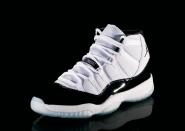 <p>Air Jordan XI - "Class Act" (1996): In his first full season back after retirment, Jordan led the Bulls to 72 wins and a fourth title. MJ wore these in "Space Jam." (Photo courtesy of Nike)</p>