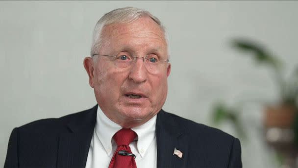 PHOTO: Home Title Lock spokesperson and former FBI agent Art Pfizenmayer is seen in an ABC News interview from April, 2022. (ABC News)