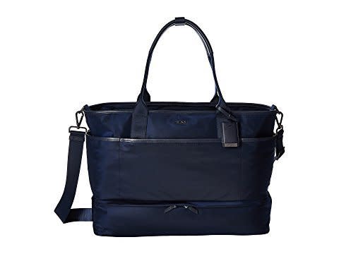 Get it on <a href="https://www.zappos.com/p/tumi-voyageur-breyton-weekender-marine/product/8977527/color/2043" target="_blank">Zappos</a>, $445.