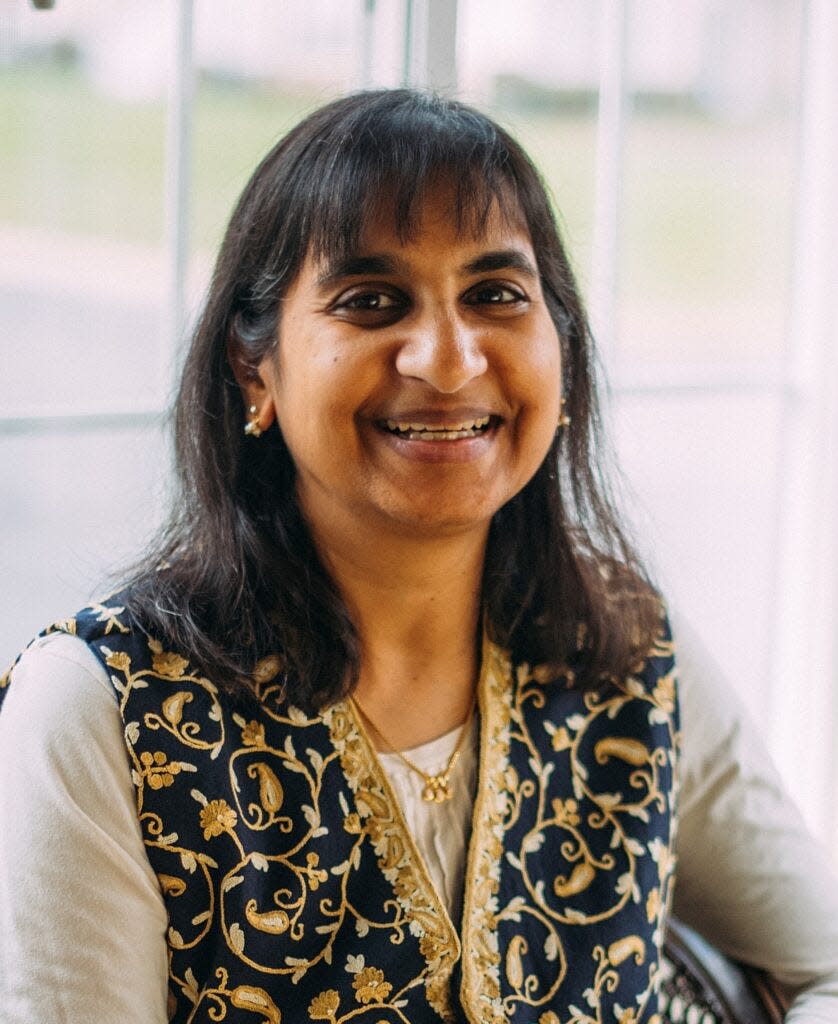 Jyotsna Sreenivasan, a Columbus resident and author of the collection of short stories "These Americans" and the novel "And Laughter Fell from the Sky," will speak at the Columbus Metropolitan Library Dublin Branch from 6-7 p.m. Thursday.